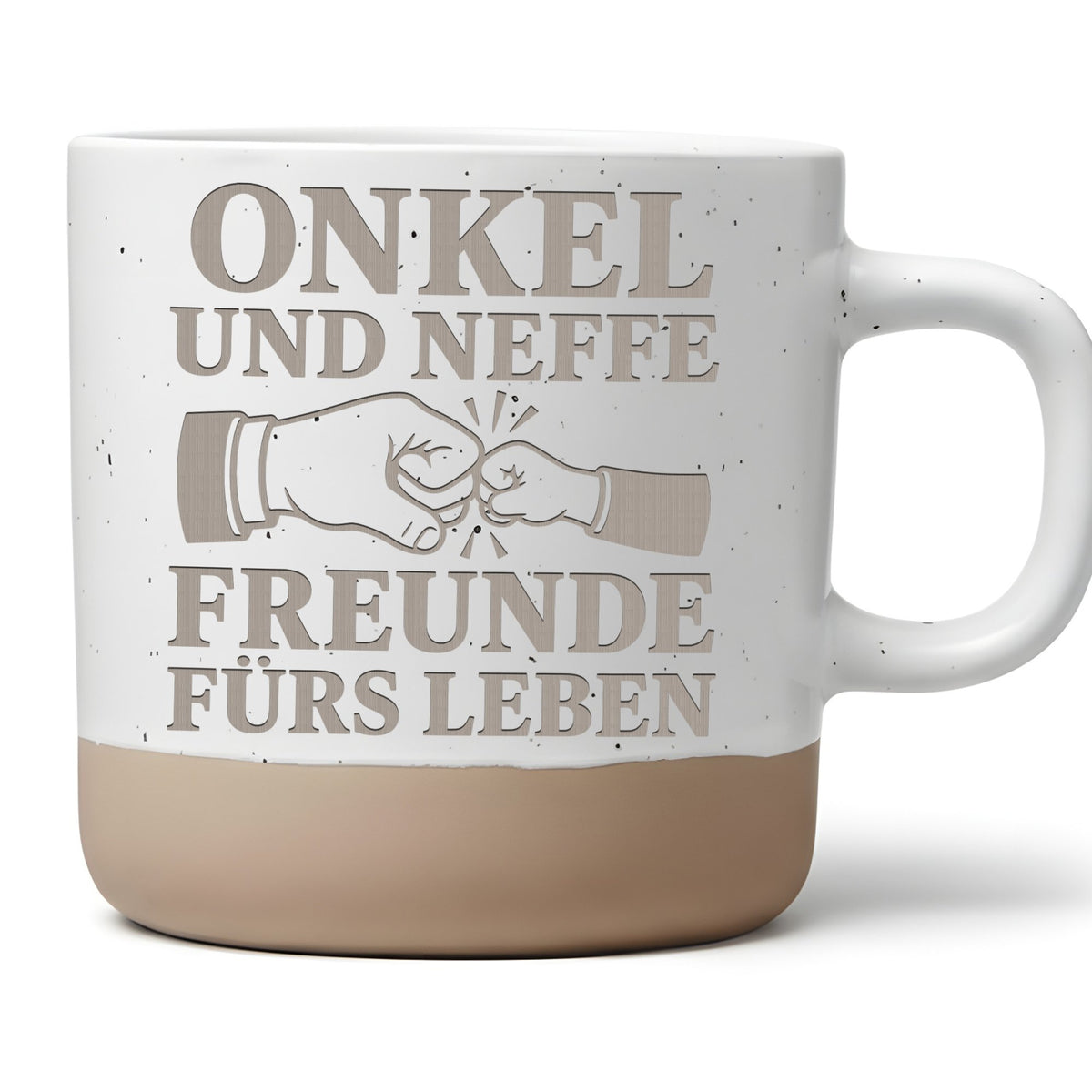 Onkel und Neffe Freunde fürs Leben Tasse - Geschenk vom Neffen zum Geb – Bild 1