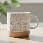 Onkel und Neffe Freunde fürs Leben Tasse - Geschenk vom Neffen zum Geb – Bild 6