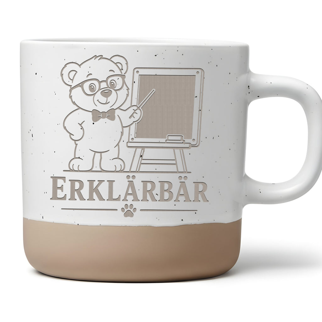 Erklärbär Tasse - Lustiges Lehrer Geschenk für Lehrerin, Referendar &  – Bild 1