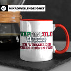 Vaffanculo Tasse Italienischer Spruch, Lustiges Büro Geschen – Rot [farbe:rot]