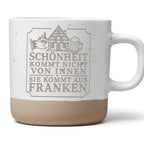 Fränkin Tasse Schönheit kommt aus Franken - Geschenk für Frauen & Freu – Bild 1
