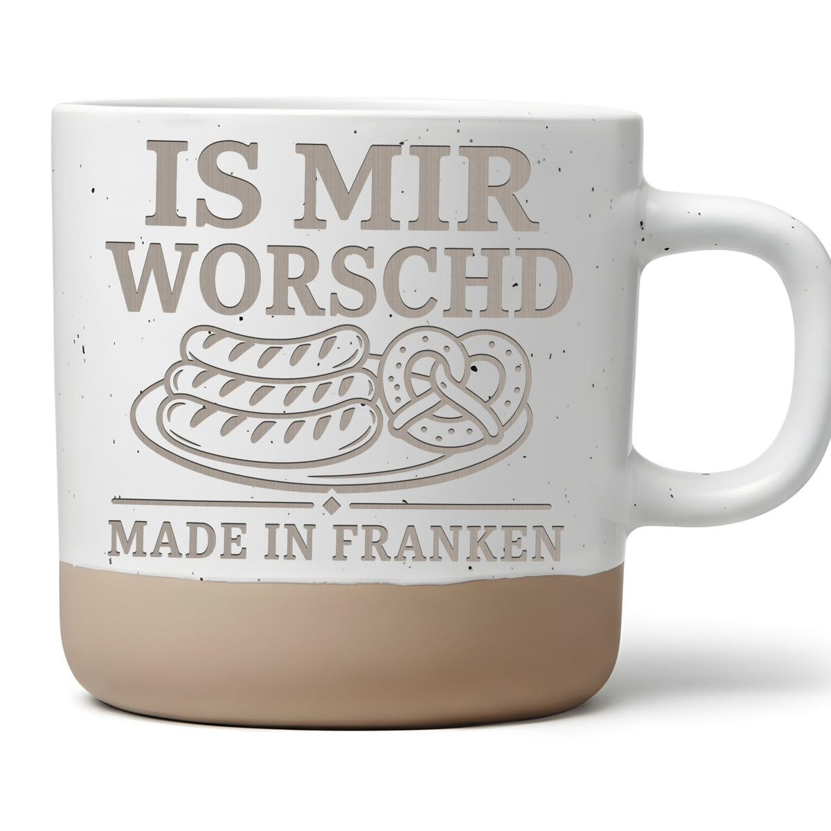 Is mir worschd made in Franken Tasse - Fränkischer Dialekt Geschenk fü – Bild 1