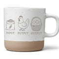 Hühner Tasse Input Putput Output - Lustiges Geschenk für Hühnerhalter, – Bild 1