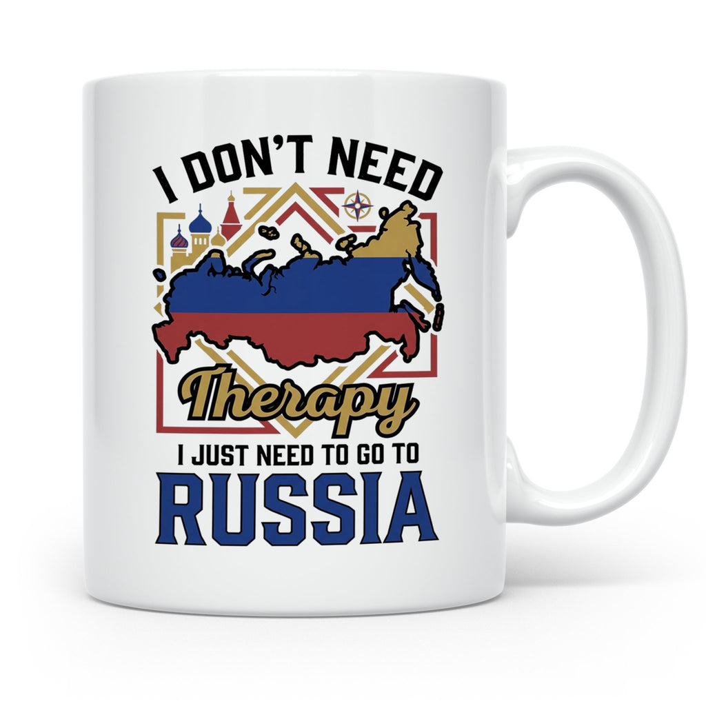 Russland Tasse I Just Need To Go To Russia Kaffeetasse Lusti – Weiß [farbe:weiß]