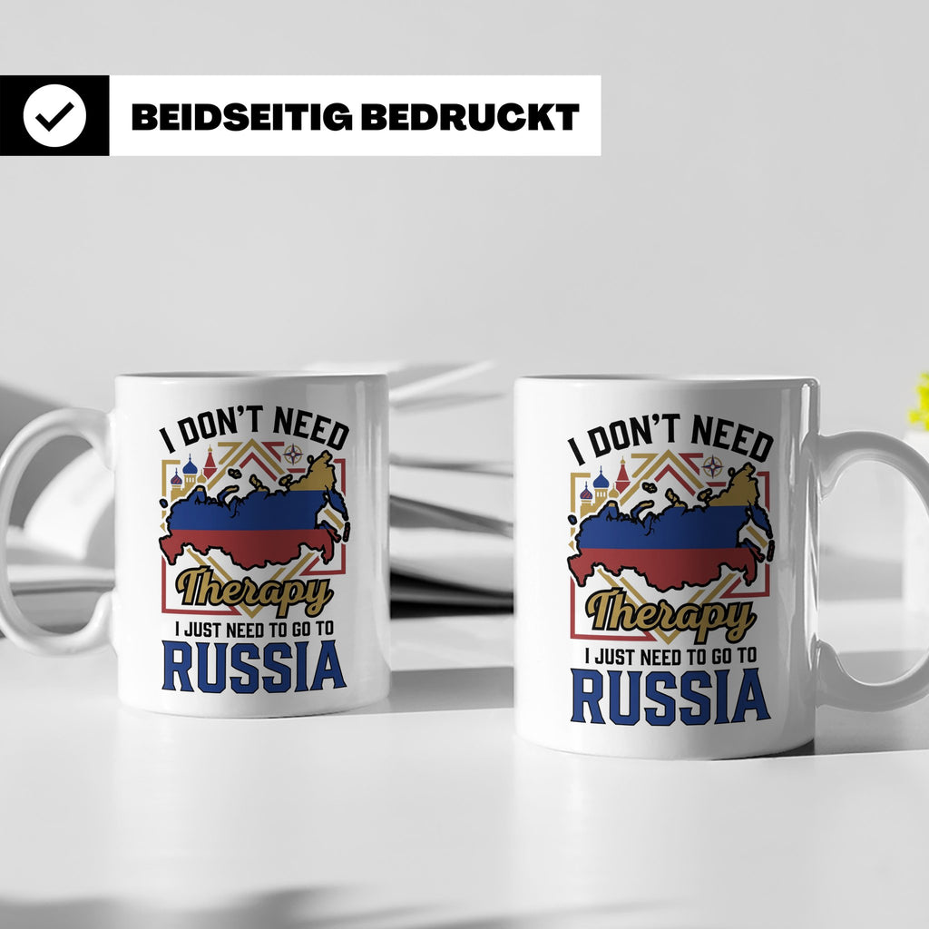 Russland Tasse I Just Need To Go To Russia Kaffeetasse Lusti – Weiß [farbe:weiß]