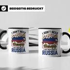 Russland Tasse I Just Need To Go To Russia Kaffeetasse Lusti – Schwarz [farbe:schwarz]