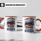Russland Tasse I Just Need To Go To Russia Kaffeetasse Lusti – Rot [farbe:rot]