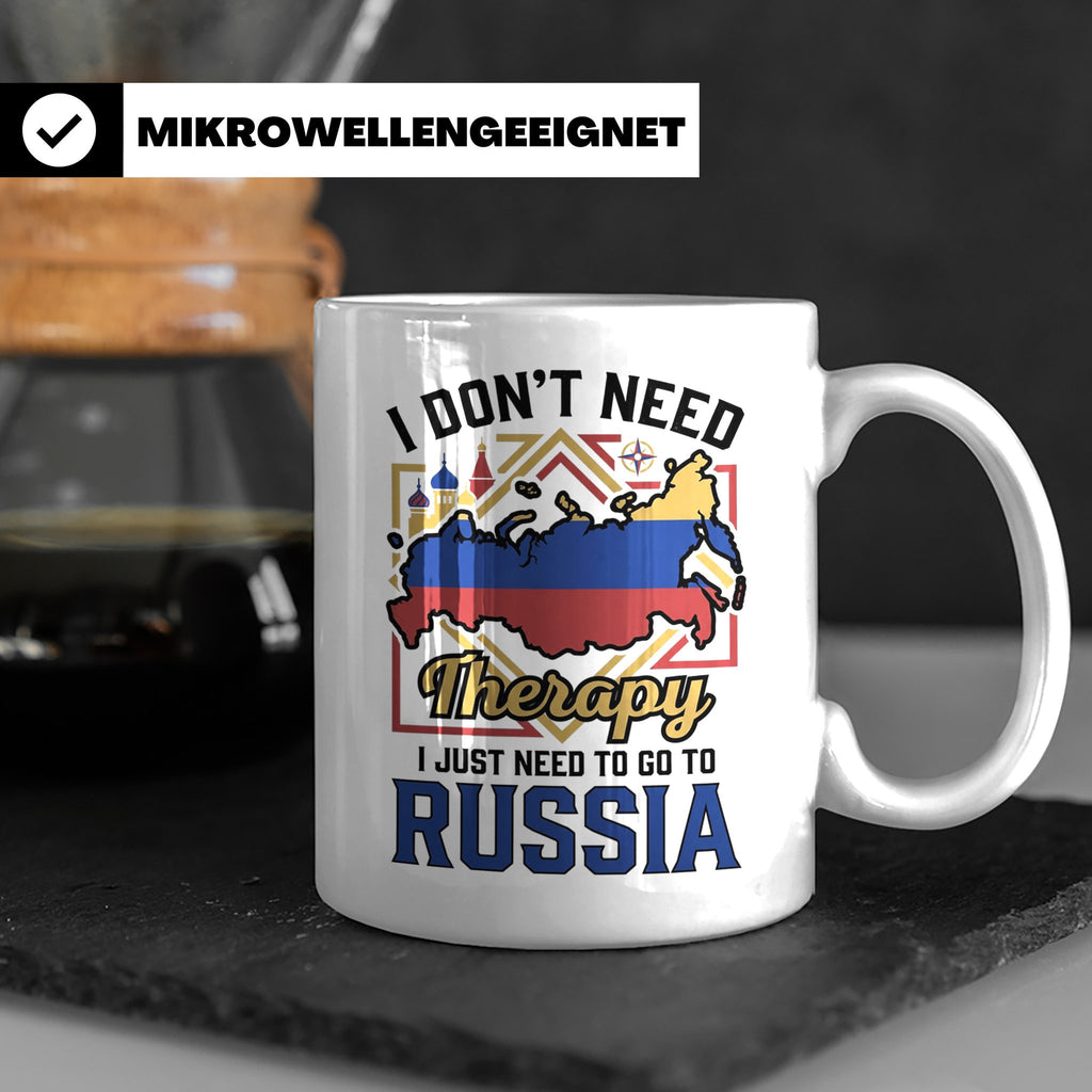 Russland Tasse I Just Need To Go To Russia Kaffeetasse Lusti – Weiß [farbe:weiß]