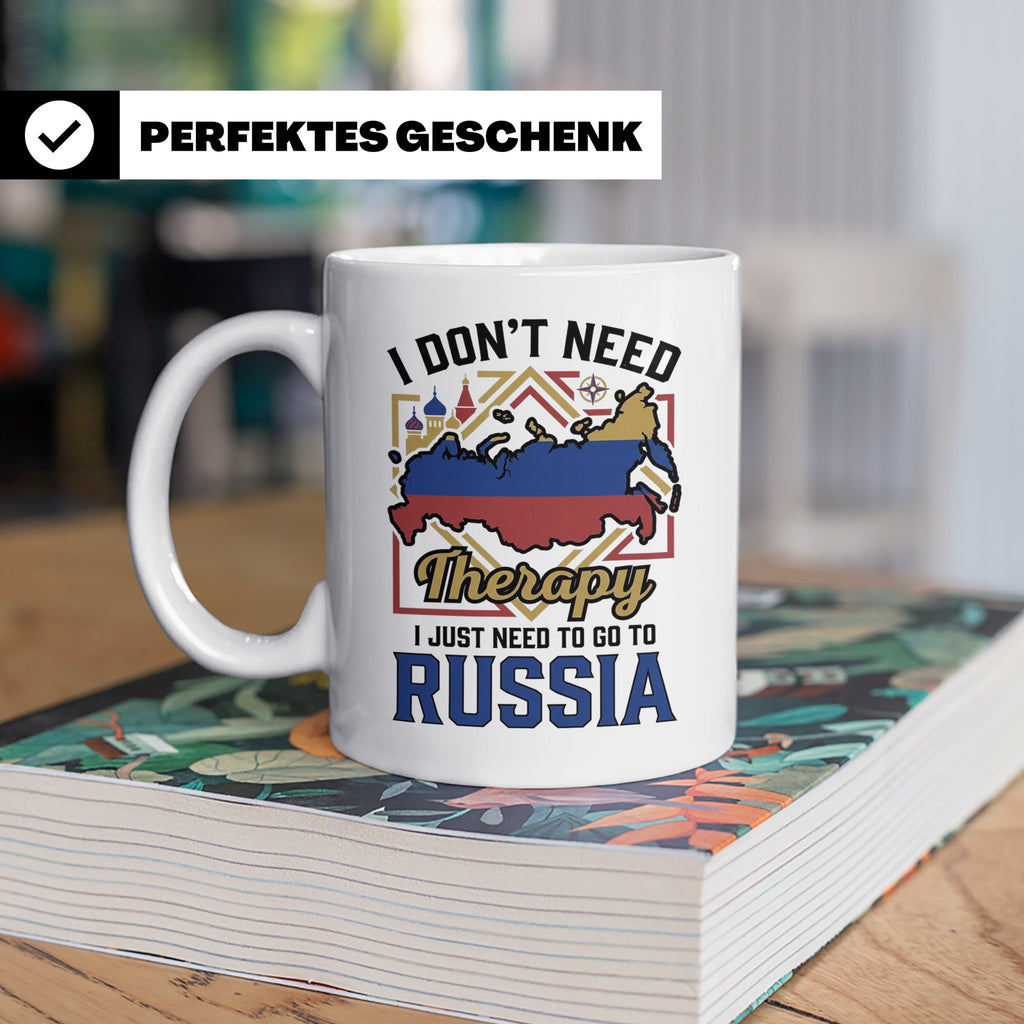 Russland Tasse I Just Need To Go To Russia Kaffeetasse Lusti – Weiß [farbe:weiß]