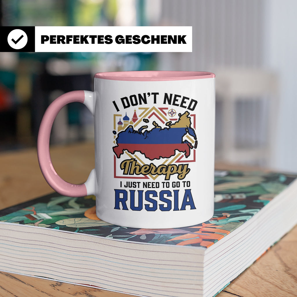 Russland Tasse I Just Need To Go To Russia Kaffeetasse Lusti – Rosa [farbe:rosa]