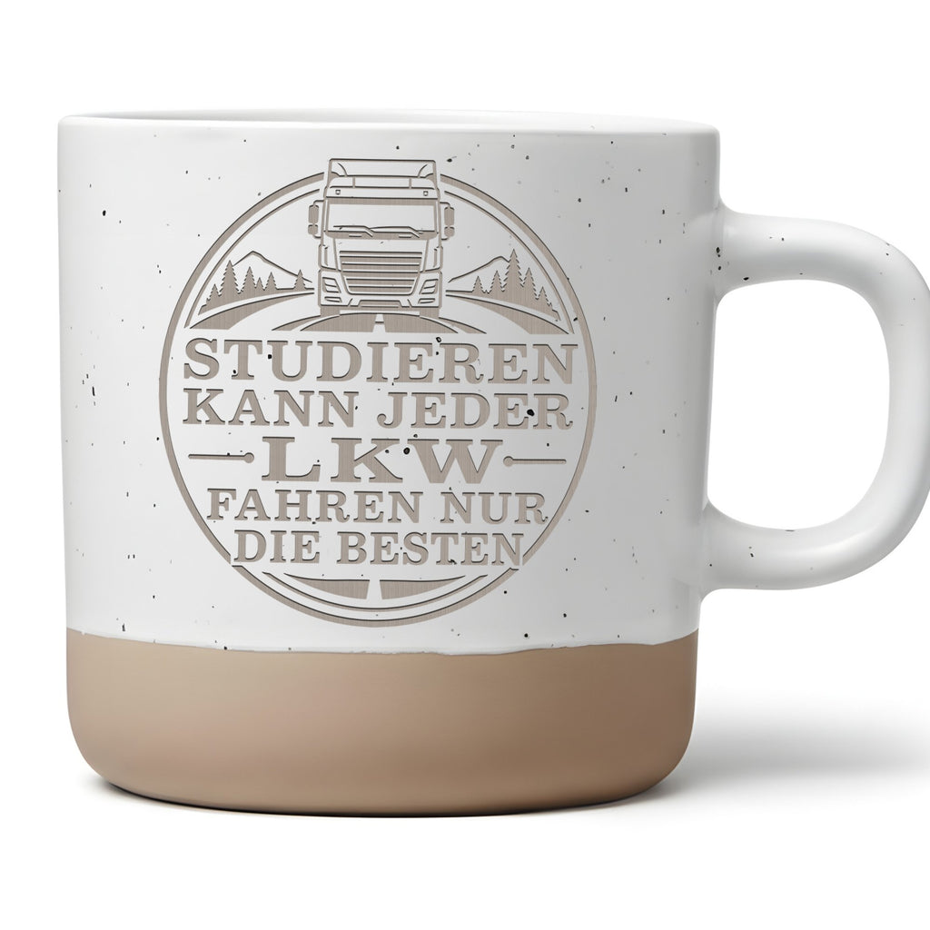 Studieren kann jeder LKW fahren nur die Besten Tasse - Geschenk für Fe – Bild 1