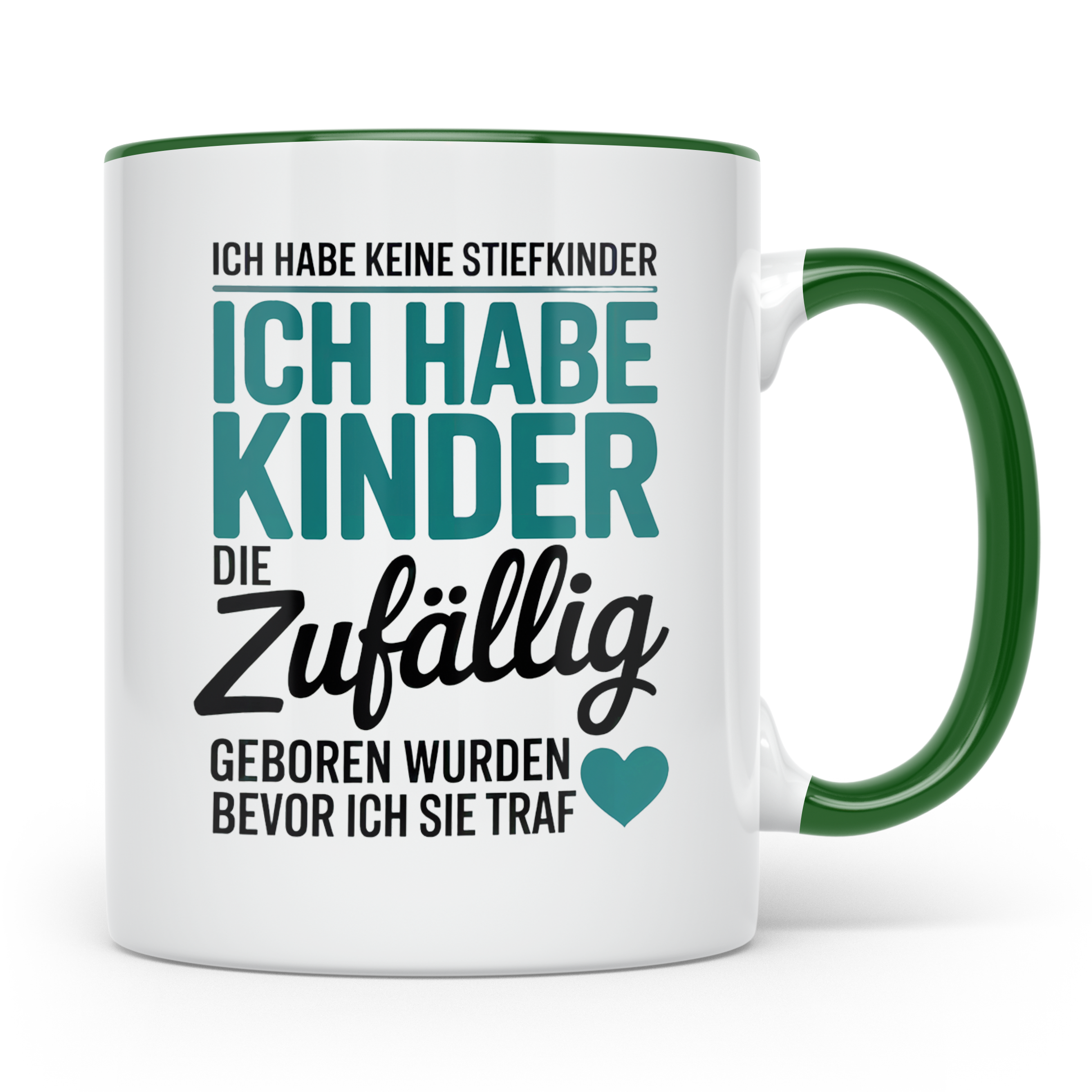Bonusmama Tasse - Patchwork Familie Geschenk - Adoptivmutter – Grün [farbe:grün]