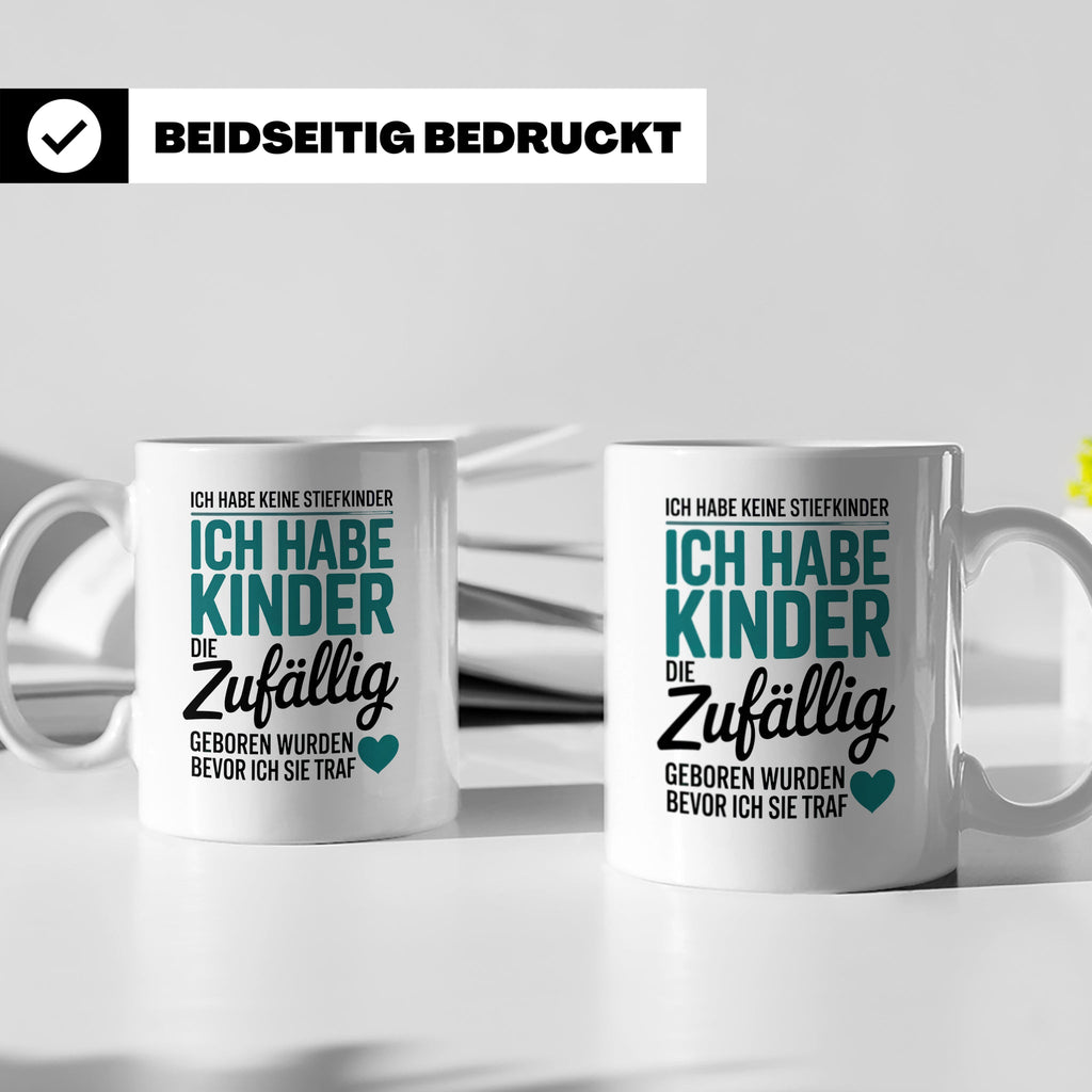 Bonusmama Tasse - Patchwork Familie Geschenk - Adoptivmutter – Weiß [farbe:weiß]