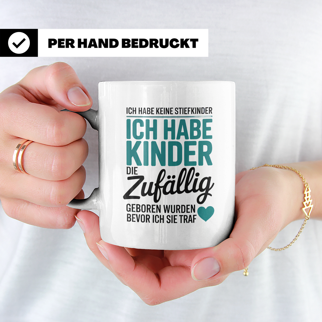 Bonusmama Tasse - Patchwork Familie Geschenk - Adoptivmutter – Weiß [farbe:weiß]
