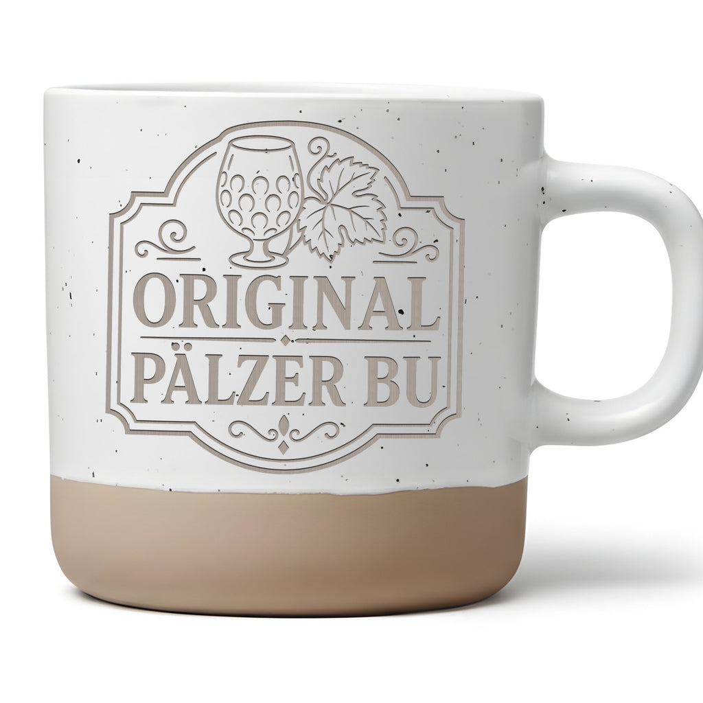 Original Pälzer Bu Tasse - Pfälzer Dialekt Geschenk für Männer & Weinl – Bild 1