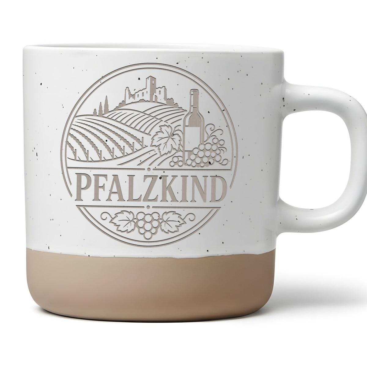 Pfalzkind Tasse - Pfalz Geschenk für Pfälzer, Weinliebhaber & Heimatve – Bild 1