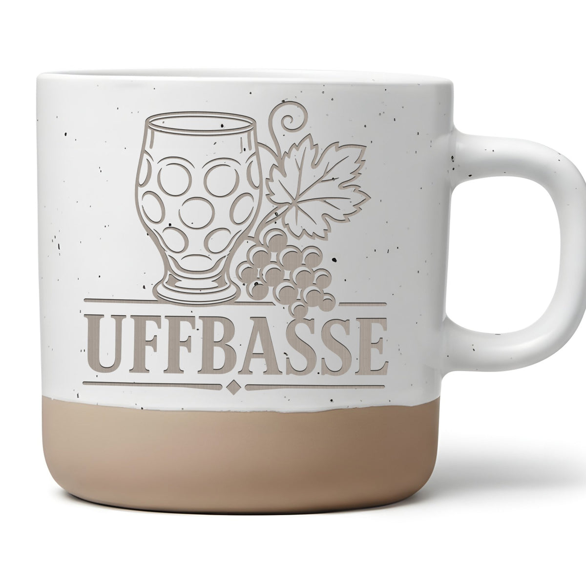 Uffbasse Tasse - Pfälzer Dialekt Geschenk für Weinliebhaber & Dubbegla – Bild 1