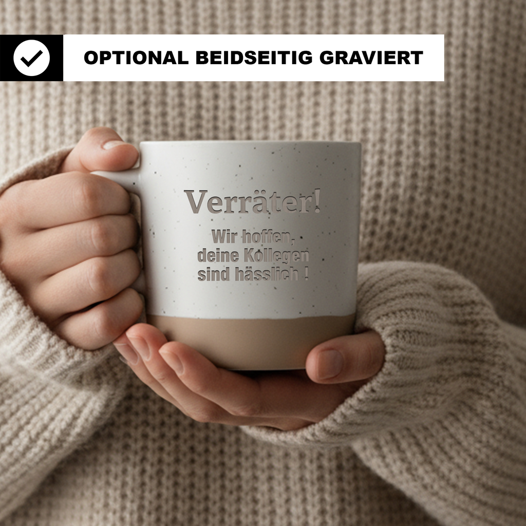 Verräter Tasse Abschied Kollege, Lustiges Geschenk Jobwechsel, Büro Becher Wir hoffen deine Kollegen sind hässlich, Abschiedsgeschenk Job