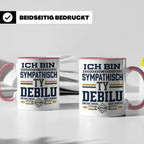 Sympathisch Ty Debilu Tasse, Lustiger Spruch Becher, Sarkasm – Rosa [farbe:rosa]