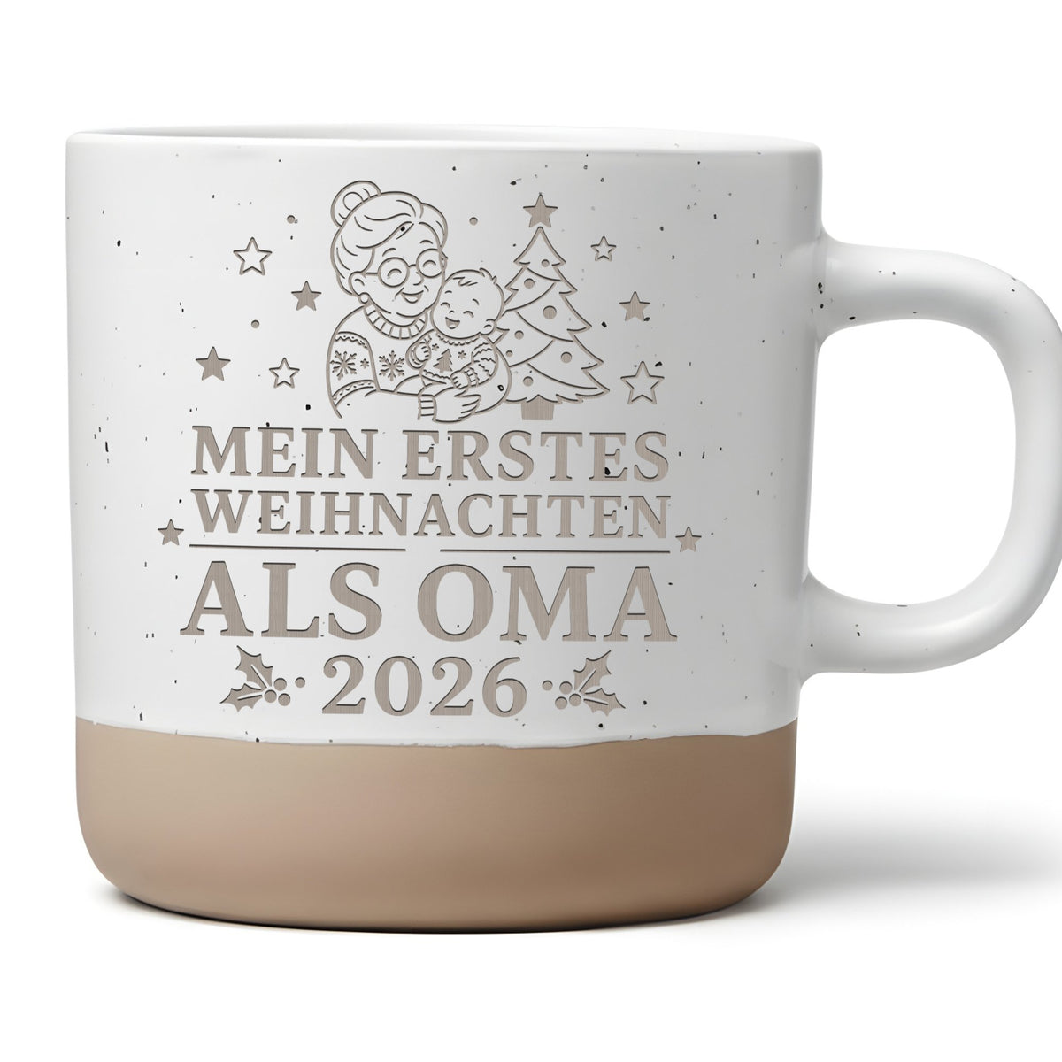 Mein erstes Weihnachten als Oma 2026 Tasse - Geschenk für frischgeback – Bild 1