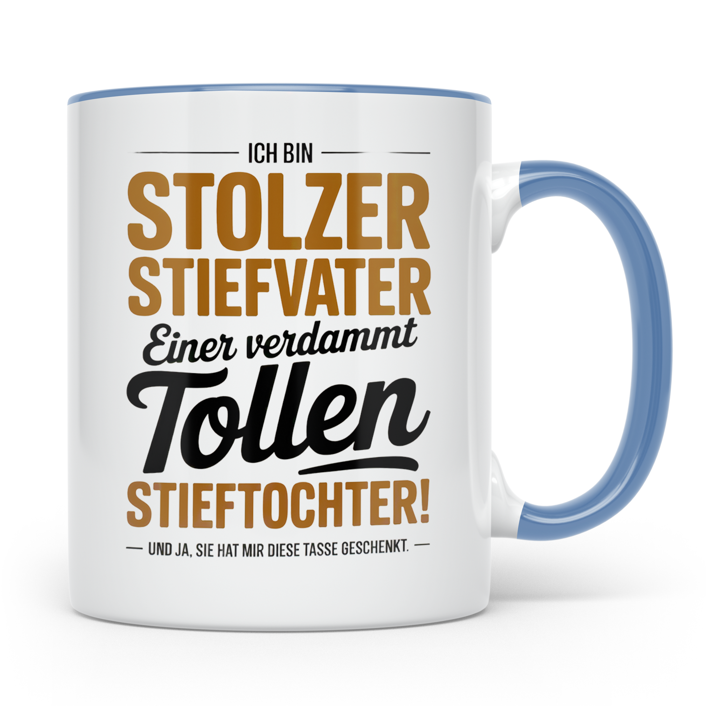 Stiefvater Tasse - Stolzer Stiefvater Geschenkidee für beste – Blau [farbe:blau]