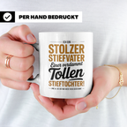 Stiefvater Tasse - Stolzer Stiefvater Geschenkidee für beste – Weiß [farbe:weiß]