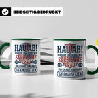Verrückte Serbische Frau Tasse für Ehemann Lustiger Spruch S – Grün [farbe:grün]