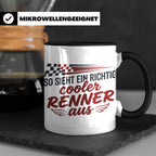 Rennfahrer Tasse So sieht ein cooler Renner aus Motorsport G – Schwarz [farbe:schwarz]