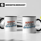 Jebiga Tasse mit Spruch Lebenseinstellung | Lustiges Balkan  – Schwarz [farbe:schwarz]