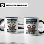 Frikandel Tasse Keine Angst der tut nix, lustiger Holland Sp – Schwarz [farbe:schwarz]