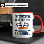 Frikandel Tasse Keine Angst der tut nix, lustiger Holland Sp – Rot [farbe:rot]