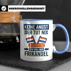 Frikandel Tasse Keine Angst der tut nix, lustiger Holland Sp – Blau [farbe:blau]