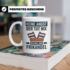 Frikandel Tasse Keine Angst der tut nix, lustiger Holland Sp – Weiß [farbe:weiß]