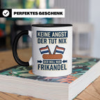 Frikandel Tasse Keine Angst der tut nix, lustiger Holland Sp – Schwarz [farbe:schwarz]