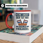 Frikandel Tasse Keine Angst der tut nix, lustiger Holland Sp – Rot [farbe:rot]