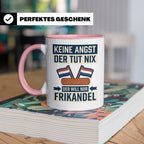 Frikandel Tasse Keine Angst der tut nix, lustiger Holland Sp – Rosa [farbe:rosa]
