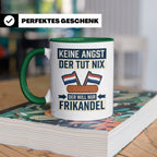 Frikandel Tasse Keine Angst der tut nix, lustiger Holland Sp – Grün [farbe:grün]