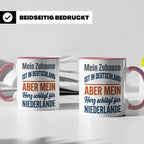 Niederlande Tasse Herz schlägt für Holland Spruch Zuhause De – Rosa [farbe:rosa]
