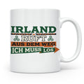 Irland ruft Tasse für Auswanderer & Urlauber, Keltischer Kno – Weiß [farbe:weiß]