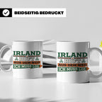 Irland ruft Tasse für Auswanderer & Urlauber, Keltischer Kno – Weiß [farbe:weiß]