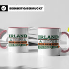 Irland ruft Tasse für Auswanderer & Urlauber, Keltischer Kno – Rosa [farbe:rosa]