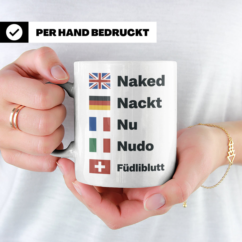 Füdliblutt Tasse Schwiizerdütsch Spruch | Lustiger Schweizer – Weiß [farbe:weiß]