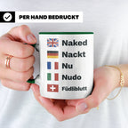 Füdliblutt Tasse Schwiizerdütsch Spruch | Lustiger Schweizer – Grün [farbe:grün]