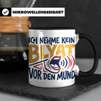 Blyat Tasse mit Spruch Ich nehme kein Blyat vor den Mund. Lu – Schwarz [farbe:schwarz]
