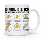 Labrador Tasse lustiger Spruch Dinge die ich tue Hundemama G – Weiß [farbe:weiß]