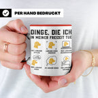 Labrador Tasse lustiger Spruch Dinge die ich tue Hundemama G – Rot [farbe:rot]