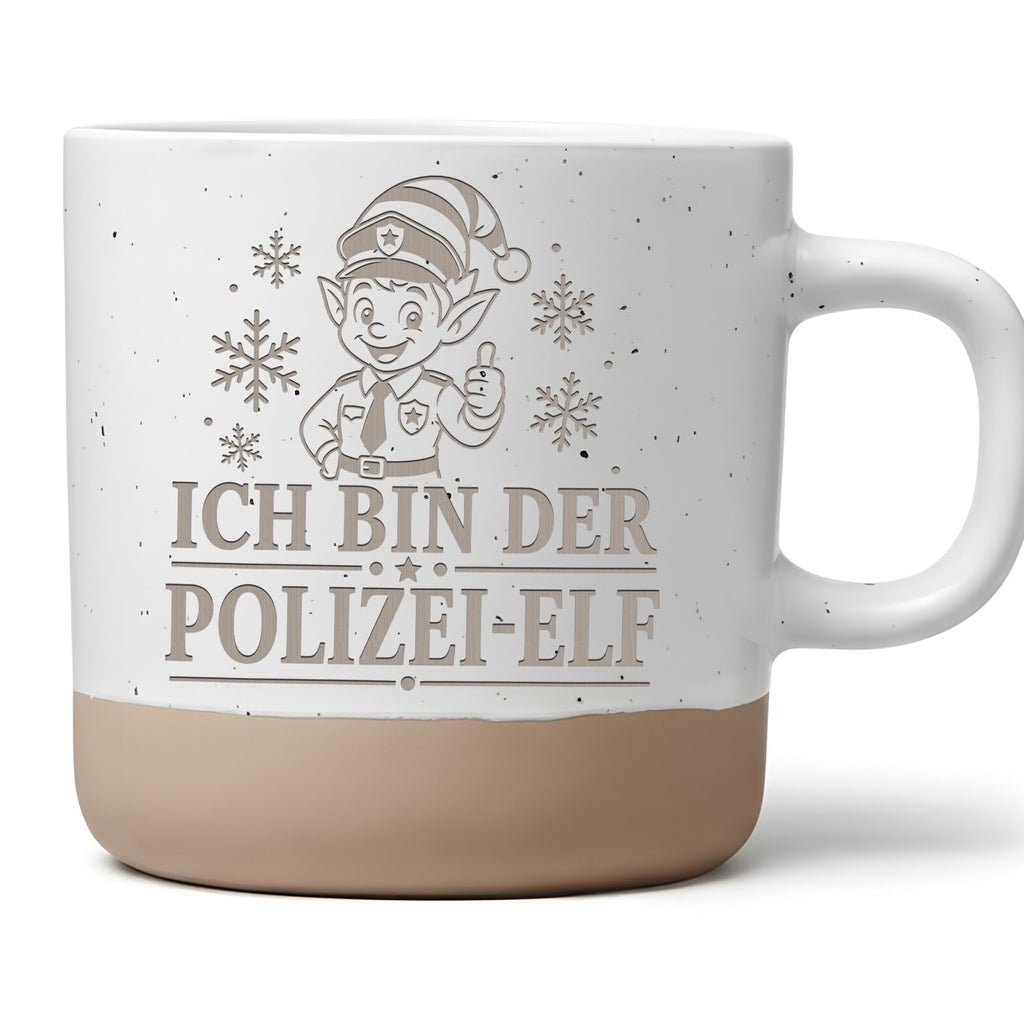 Ich bin der Polizei-Elf Tasse - Lustiges Weihnachten Geschenk für Koll – Bild 1