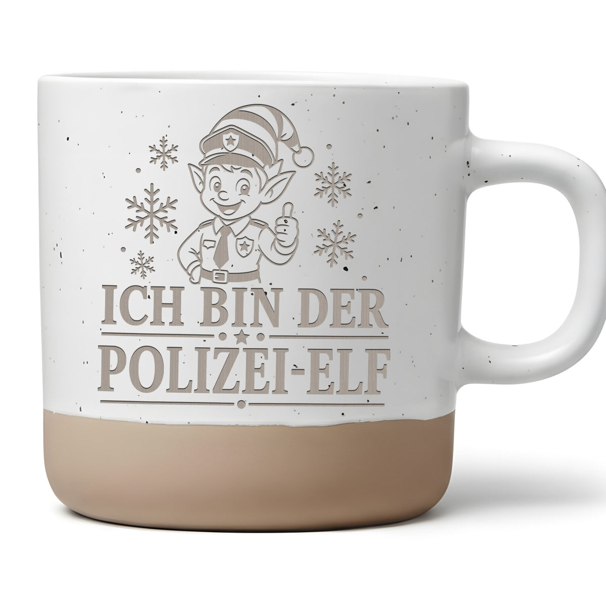 Ich bin der Polizei-Elf Tasse - Lustiges Weihnachten Geschenk für Koll – Bild 1