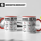 Flamingo Tasse mit lustigem Spruch Dinge die ich in meiner F – Rot [farbe:rot]