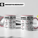 Flamingo Tasse mit lustigem Spruch Dinge die ich in meiner F – Rosa [farbe:rosa]